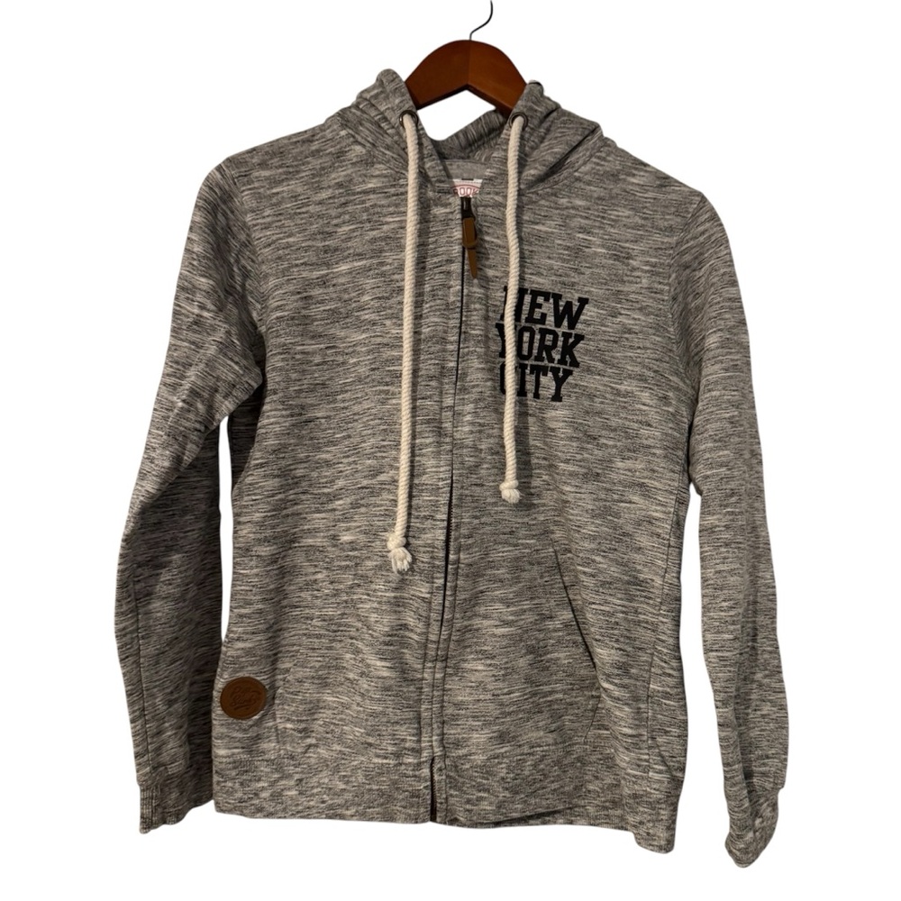 (Bundle Deal) Gray Zip-Up Hoodie with New York City Print